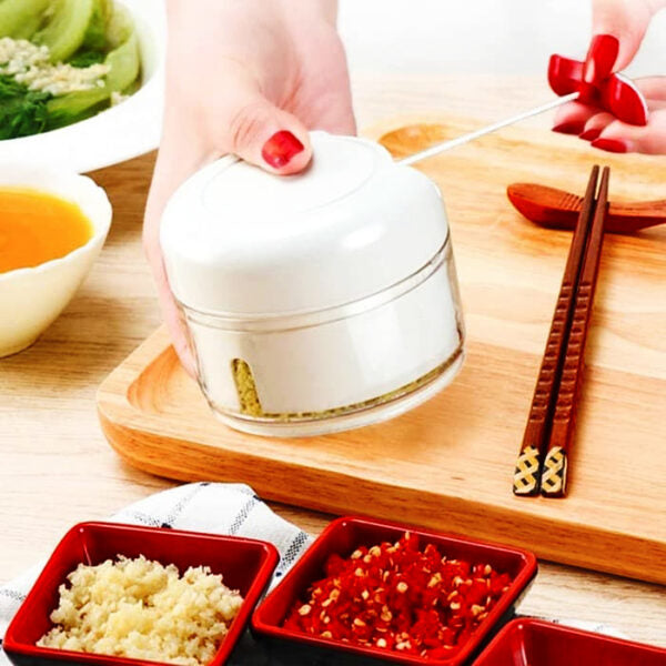 Mini Powerful Meat Grinder Hand-power Food Chopper